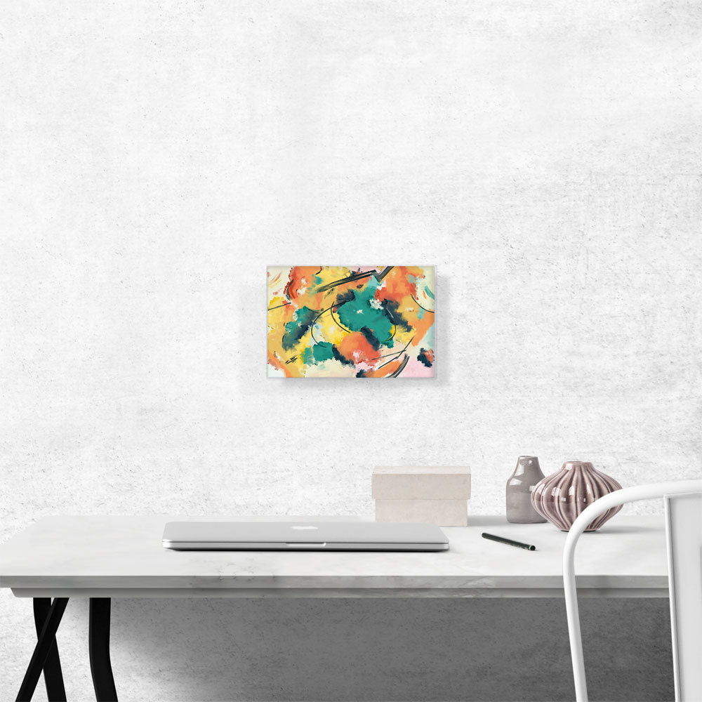 Abstract Art Red Blue Yellow