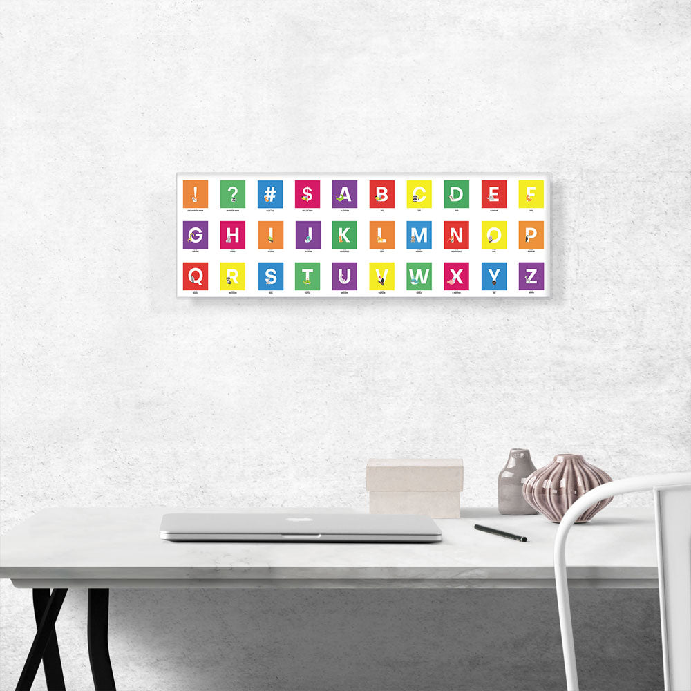 Kids Colorful Animal Panoramic Full Alphabet