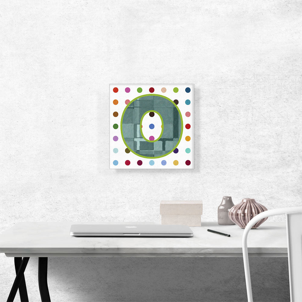 Fun Polka Dots Letter O