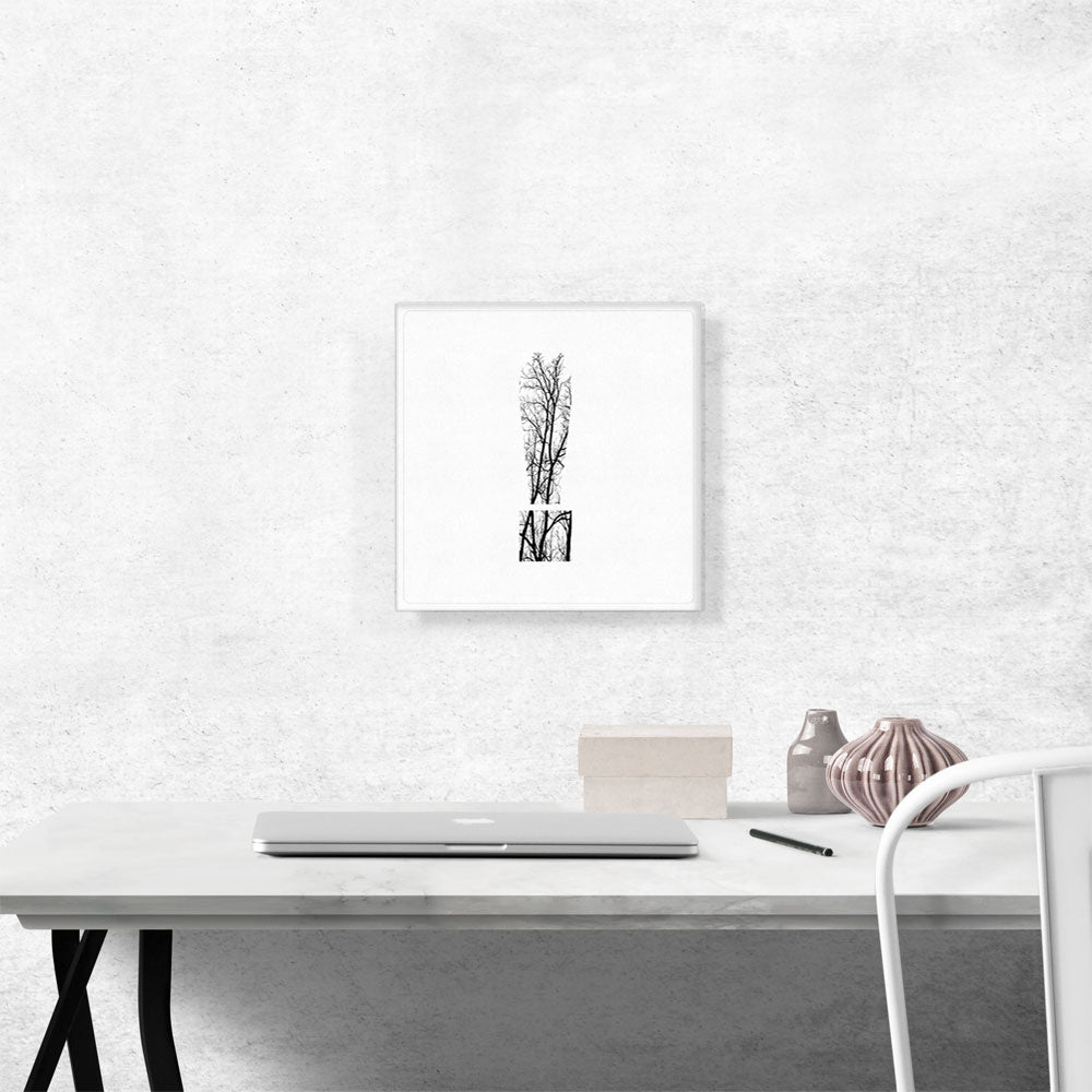Tree Branches Alphabet Exclamation Point Mark Sign
