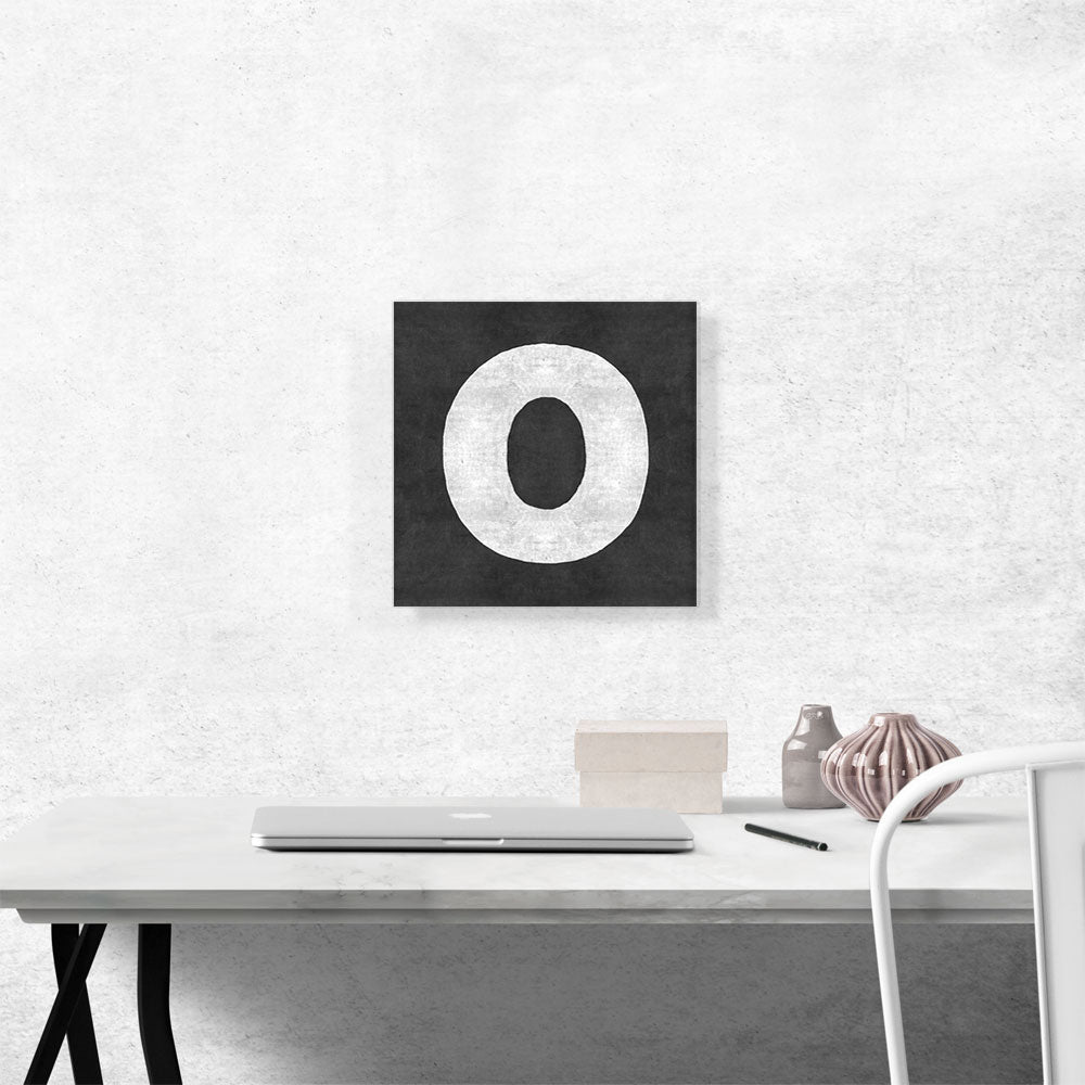 Chalkboard Alphabet Letter O
