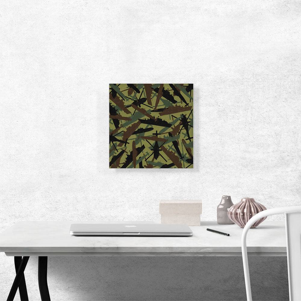 Navy Army Green Brown Black Camo Camouflage Pattern