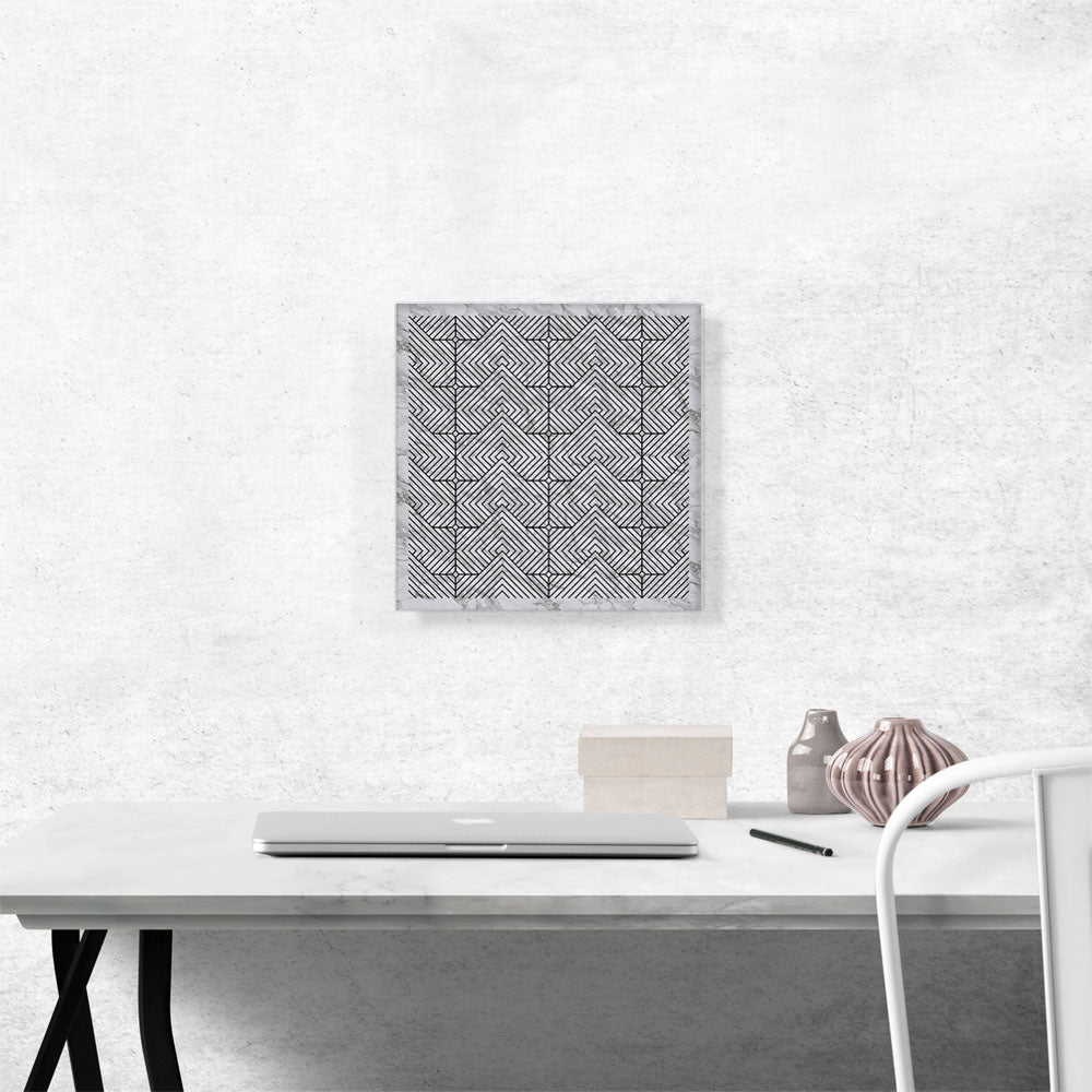 Art Deco Diamond Black Geometric Design