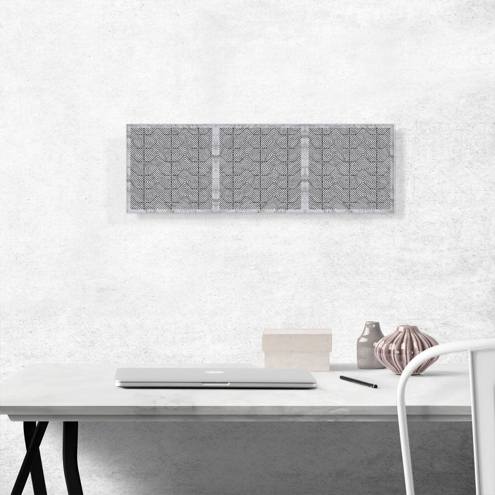Art Deco Diamond Black Geometric Panoramic
