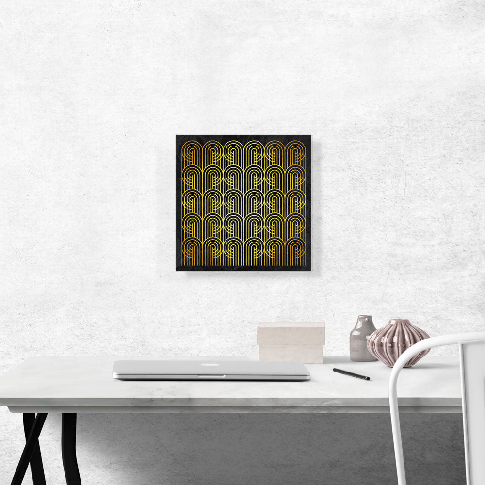 Art Deco Geometric Yellow Design