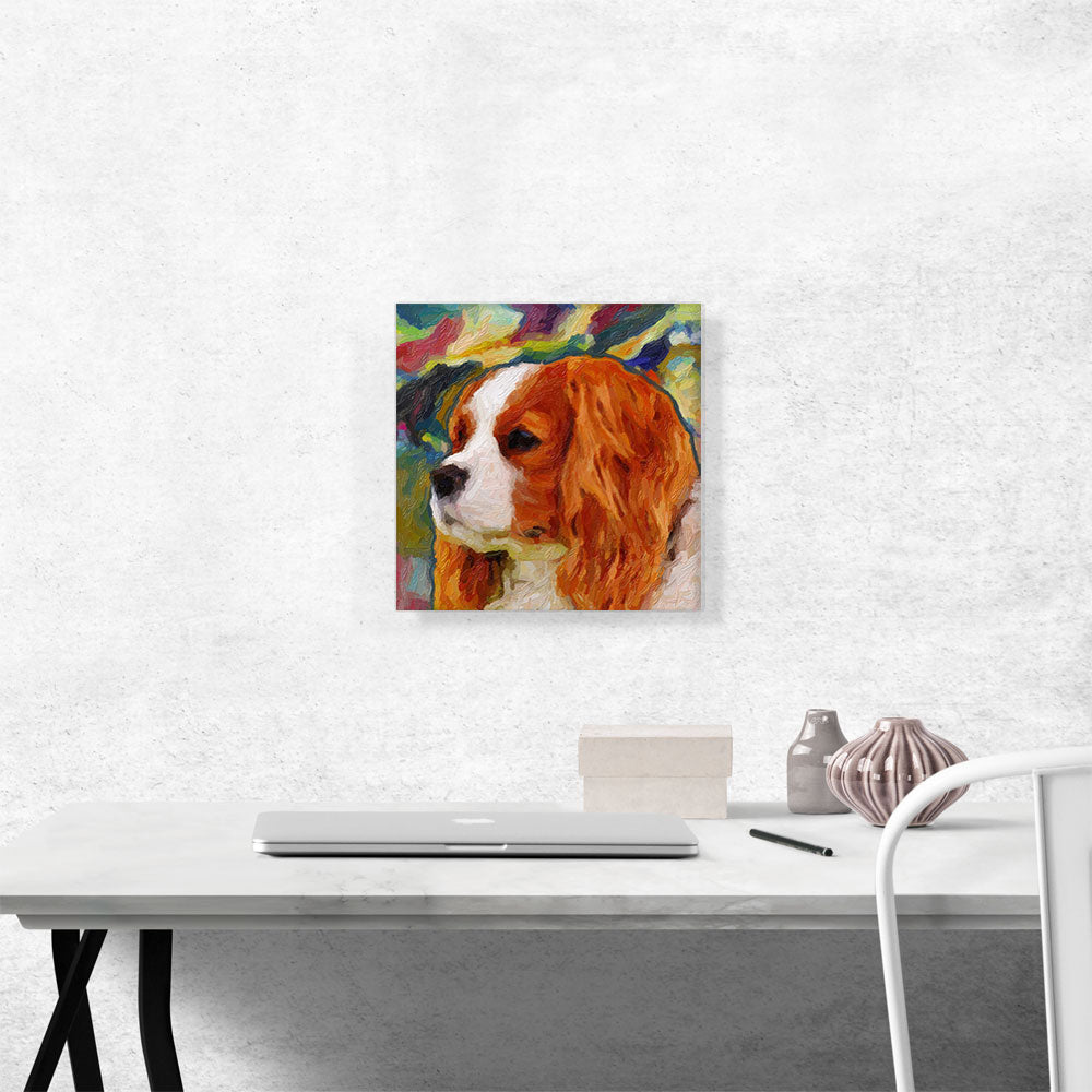 Brittany Spaniel Dog Breed Colorful