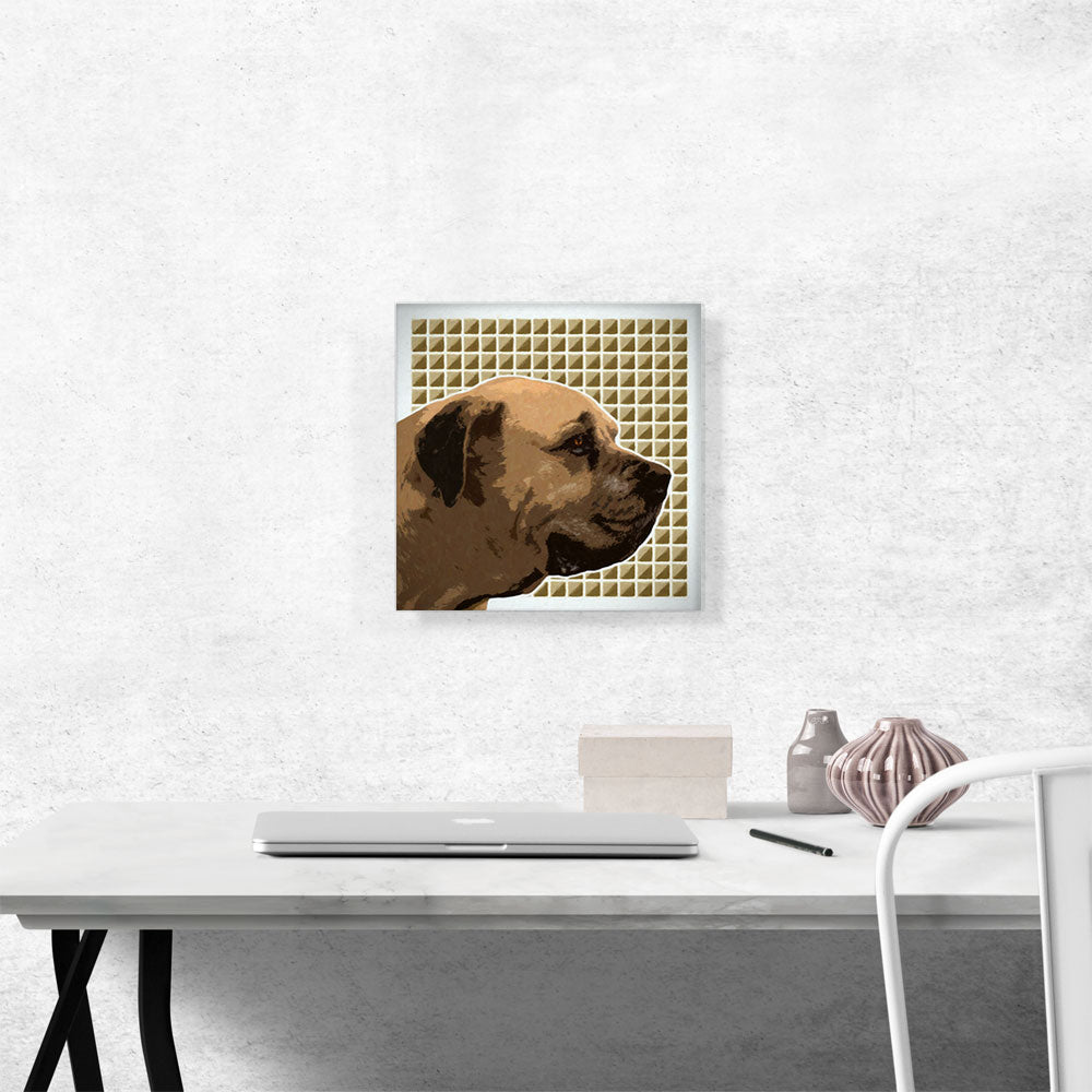 English Mastiff Dog Breed Beige Pattern