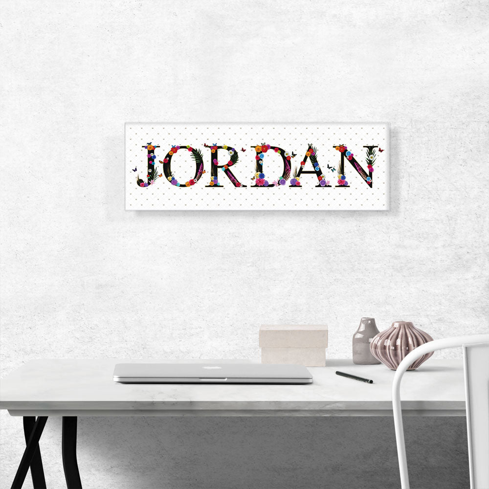 JORDAN Girls Name Room Decor