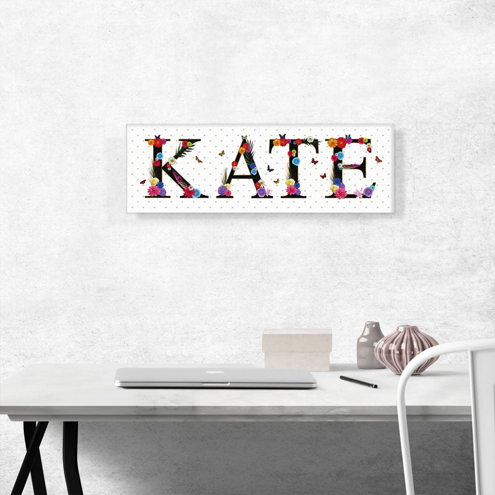 KATE Girls Name Room Decor