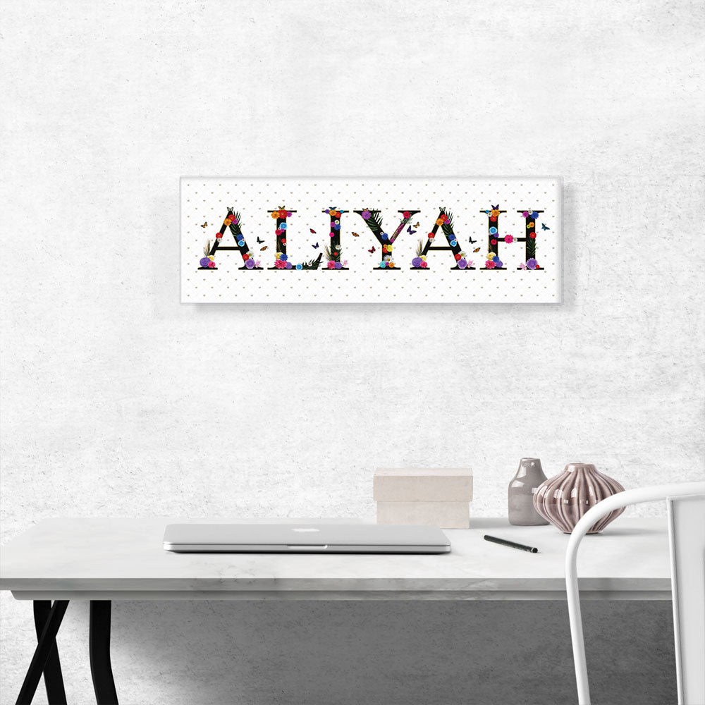 ALIYAH Girls Name Room Decor