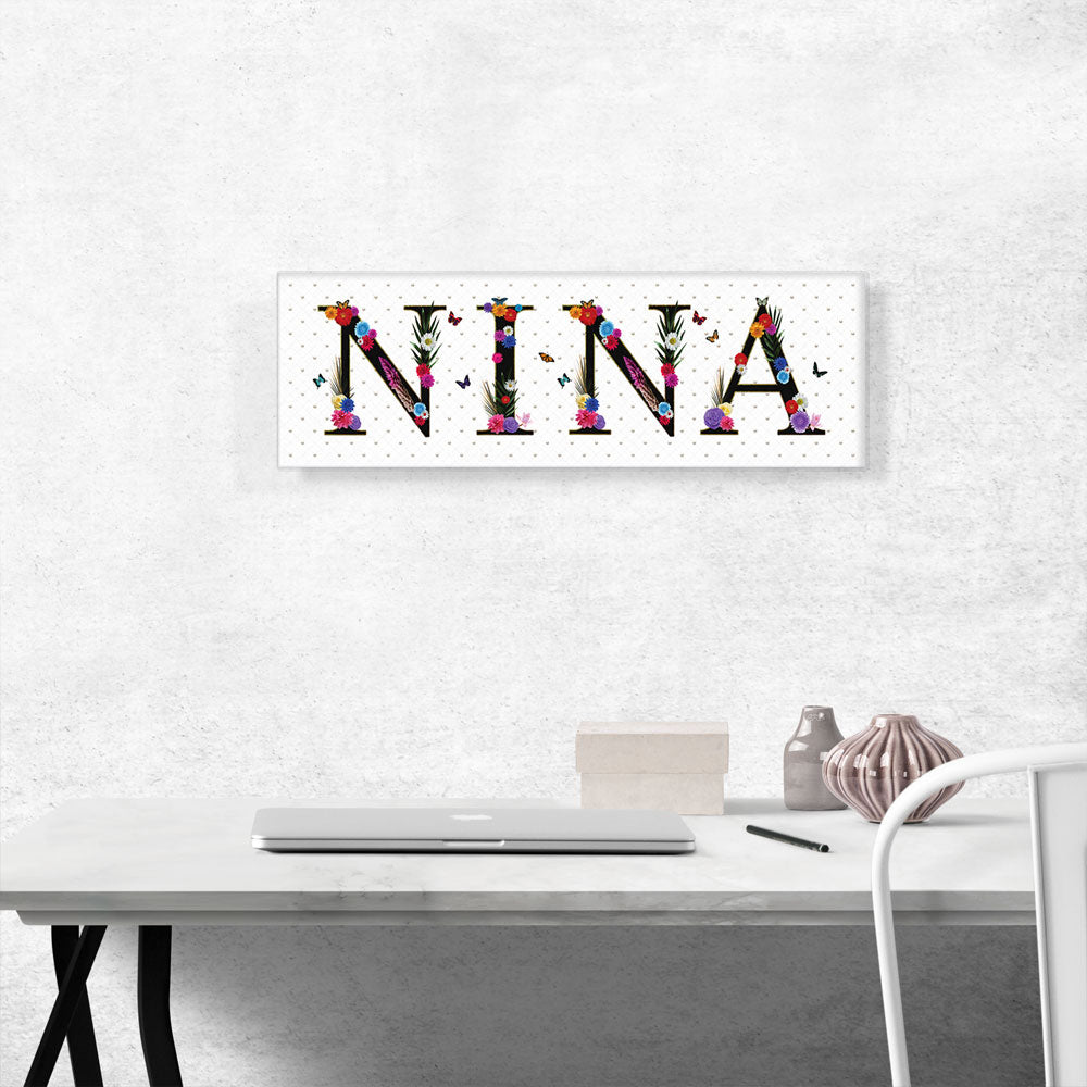 NINA Girls Name Room Decor