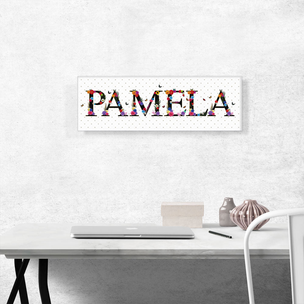 PAMELA Girls Name Room Decor