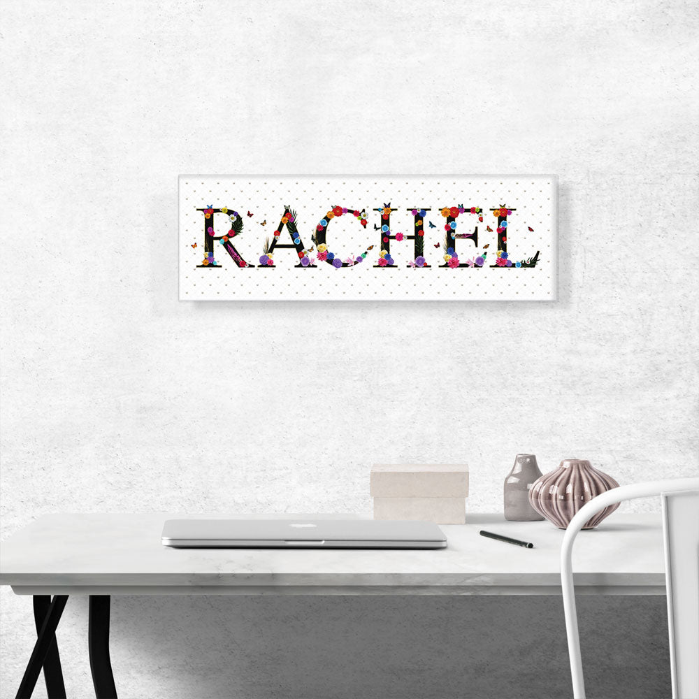 RACHEL Girls Name Room Decor