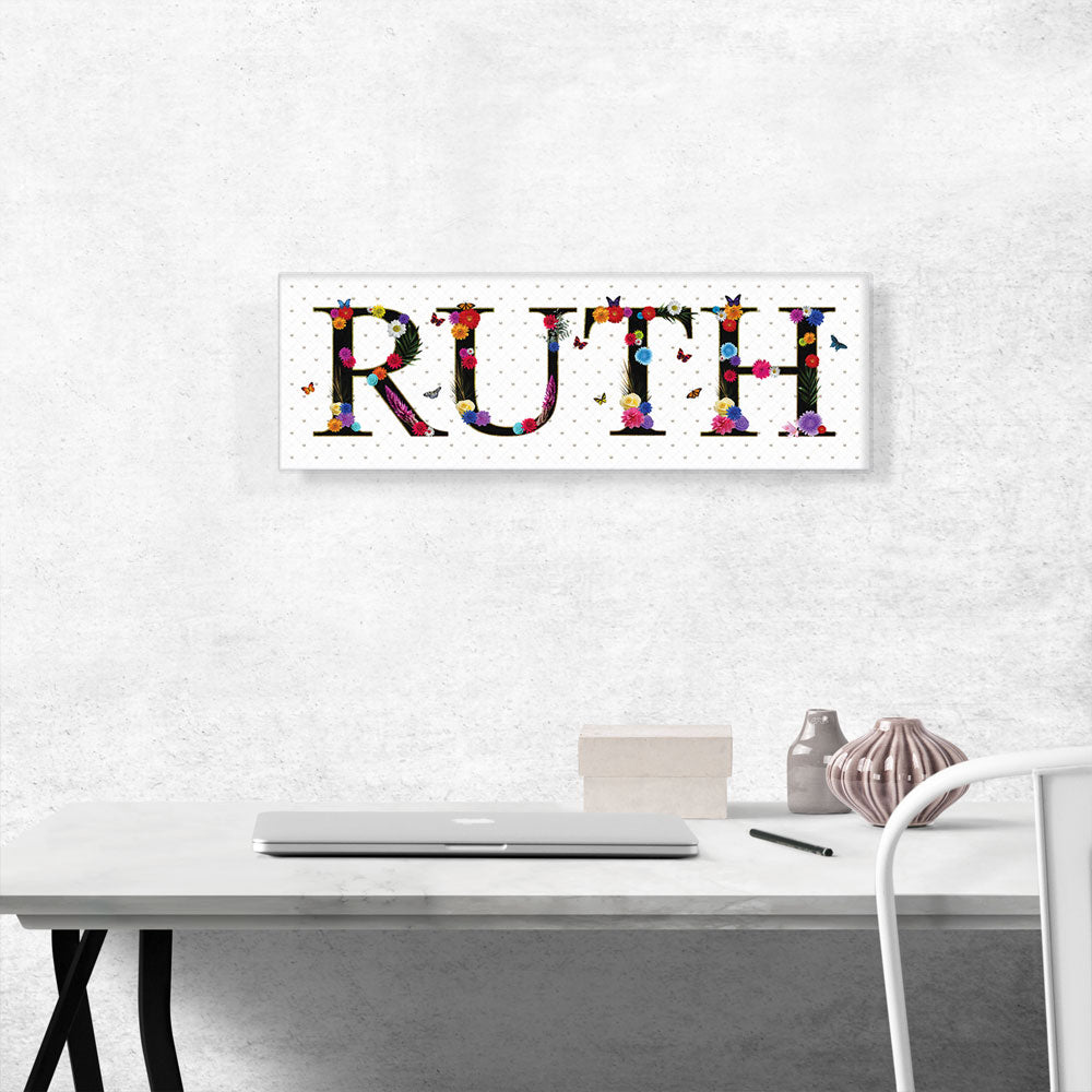 RUTH Girls Name Room Decor