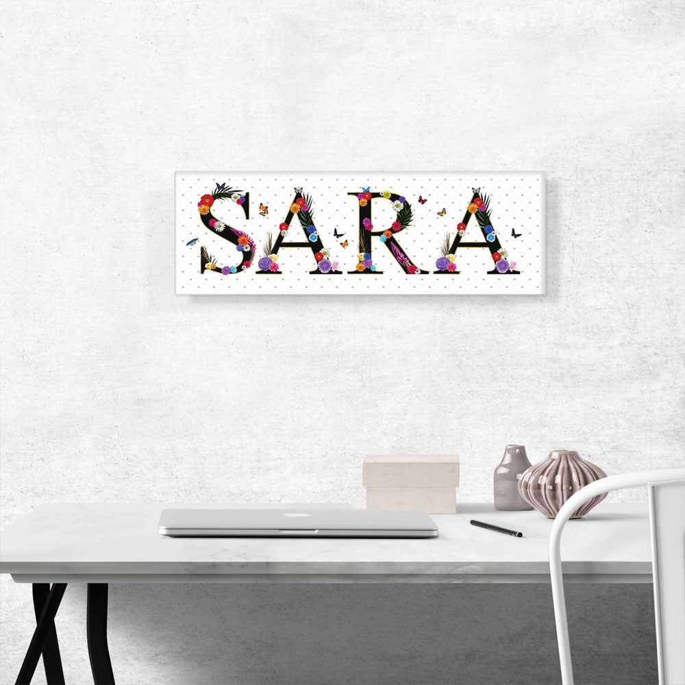 SARA Girls Name Room Decor