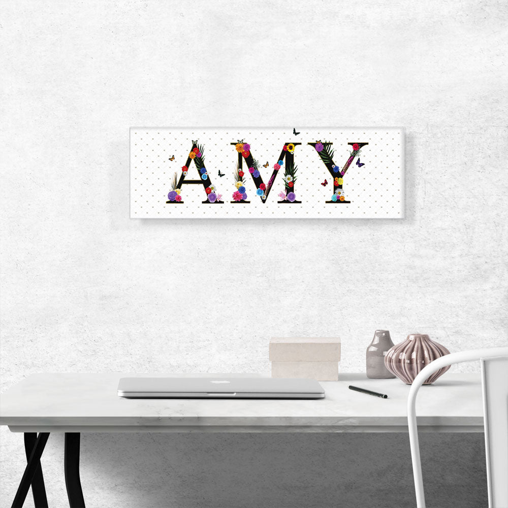 AMY Girls Name Room Decor
