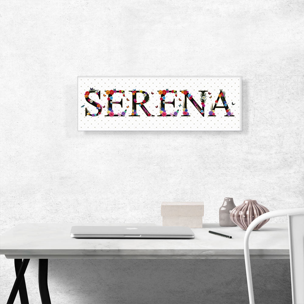 SERENA Girls Name Room Decor