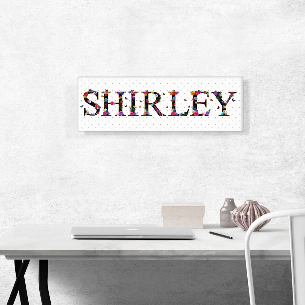 SHIRLEY Girls Name Room Decor