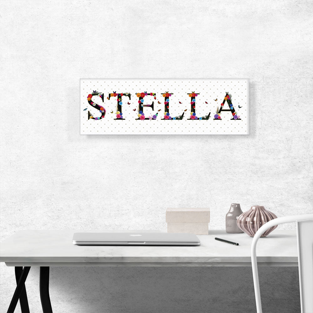 STELLA Girls Name Room Decor