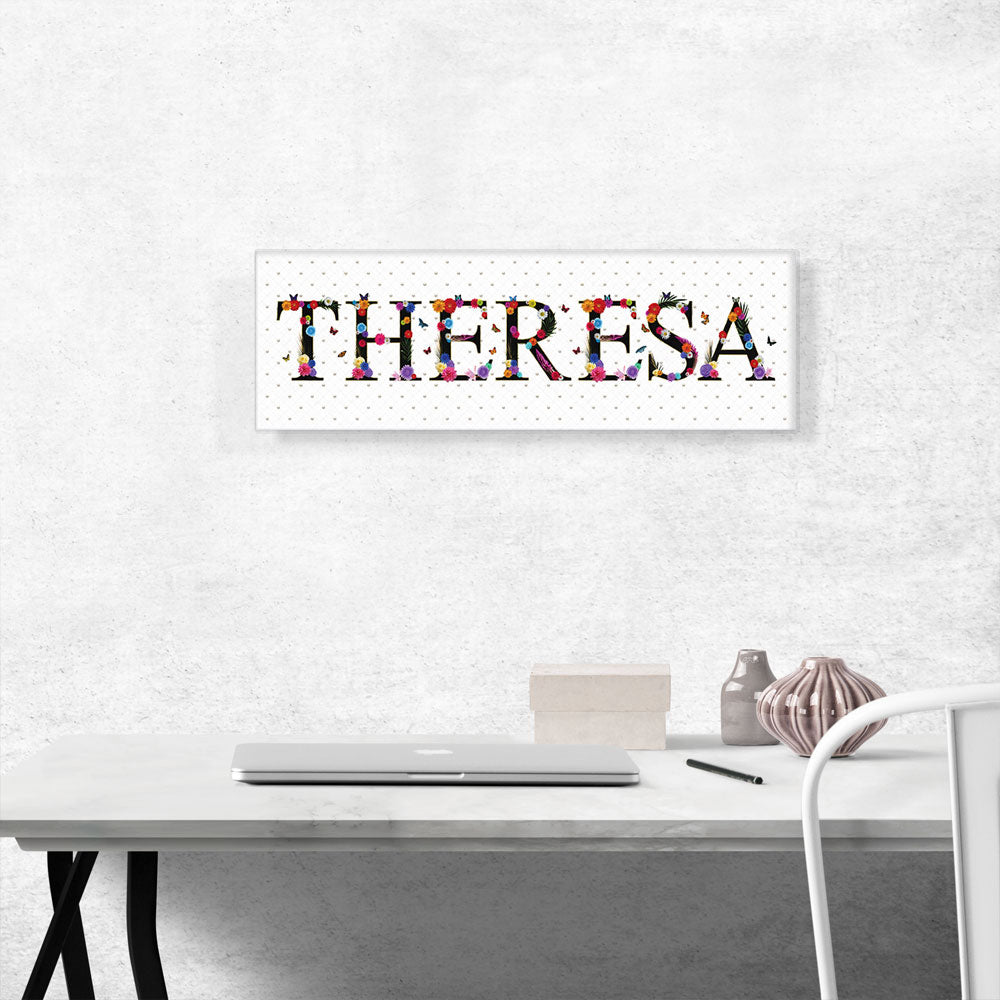 THERESA Girls Name Room Decor
