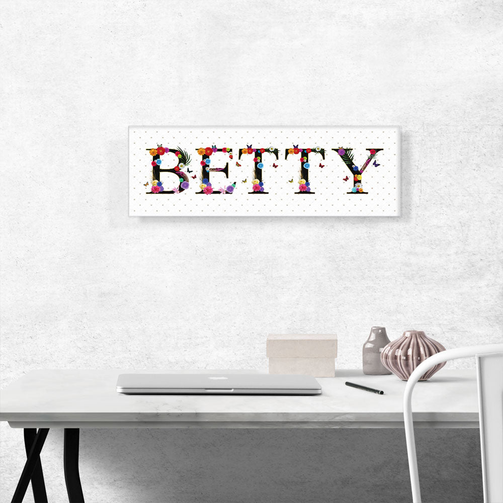 BETTY Girls Name Room Decor