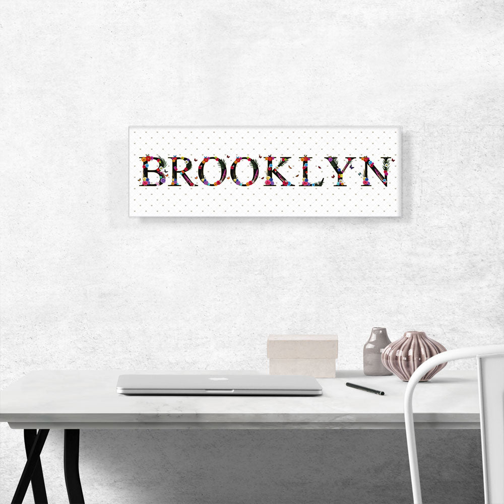 BROOKLYN Girls Name Room Decor