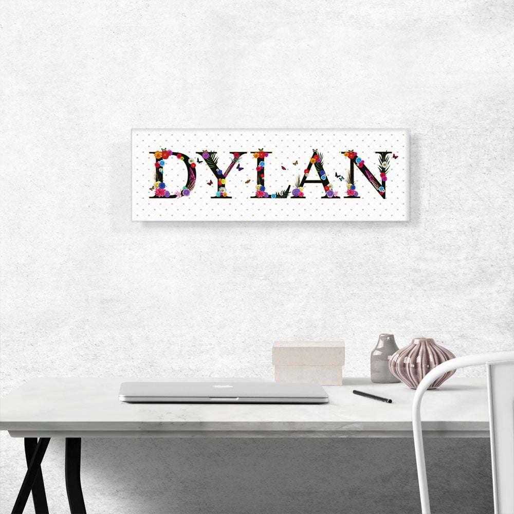 DYLAN Girls Name Room Decor