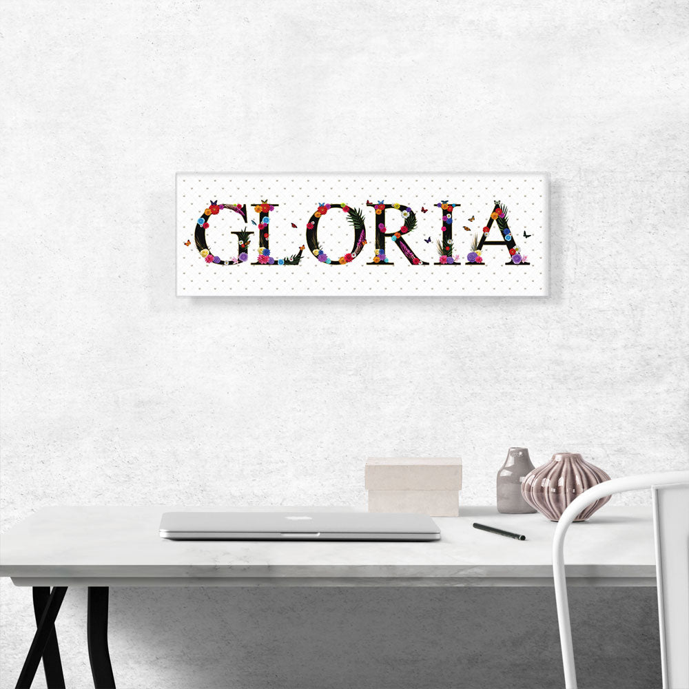 GLORIA Girls Name Room Decor