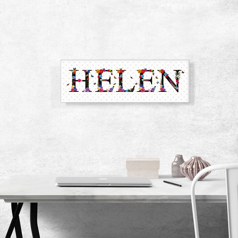 HELEN Girls Name Room Decor