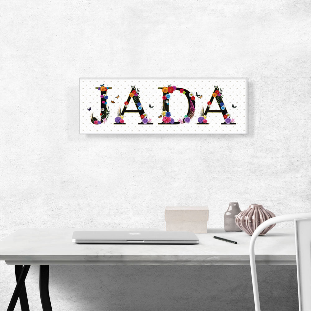 JADA Girls Name Room Decor