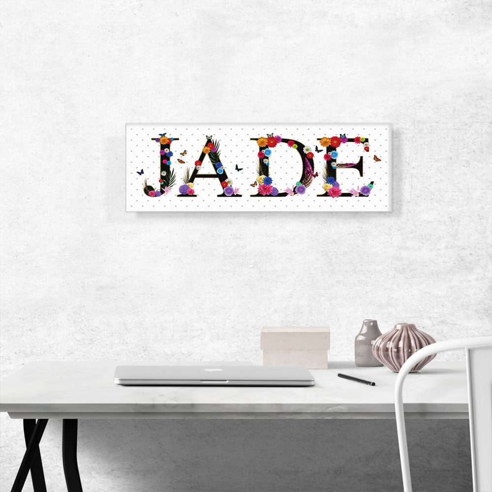JADE Girls Name Room Decor