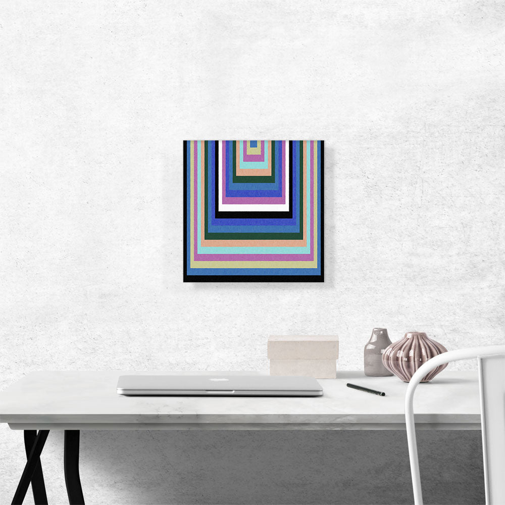 Mid-Century Modern Stretched Squares