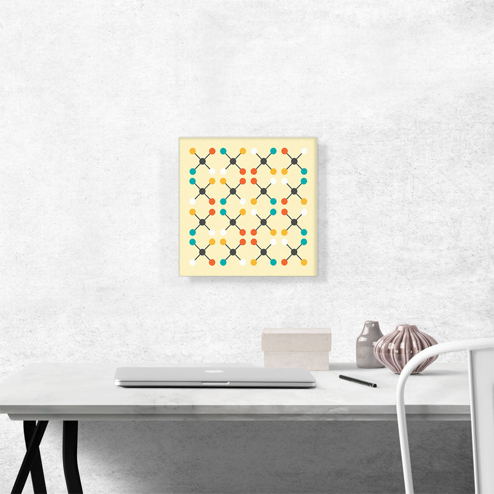 Mid-Century Modern X's and Dots