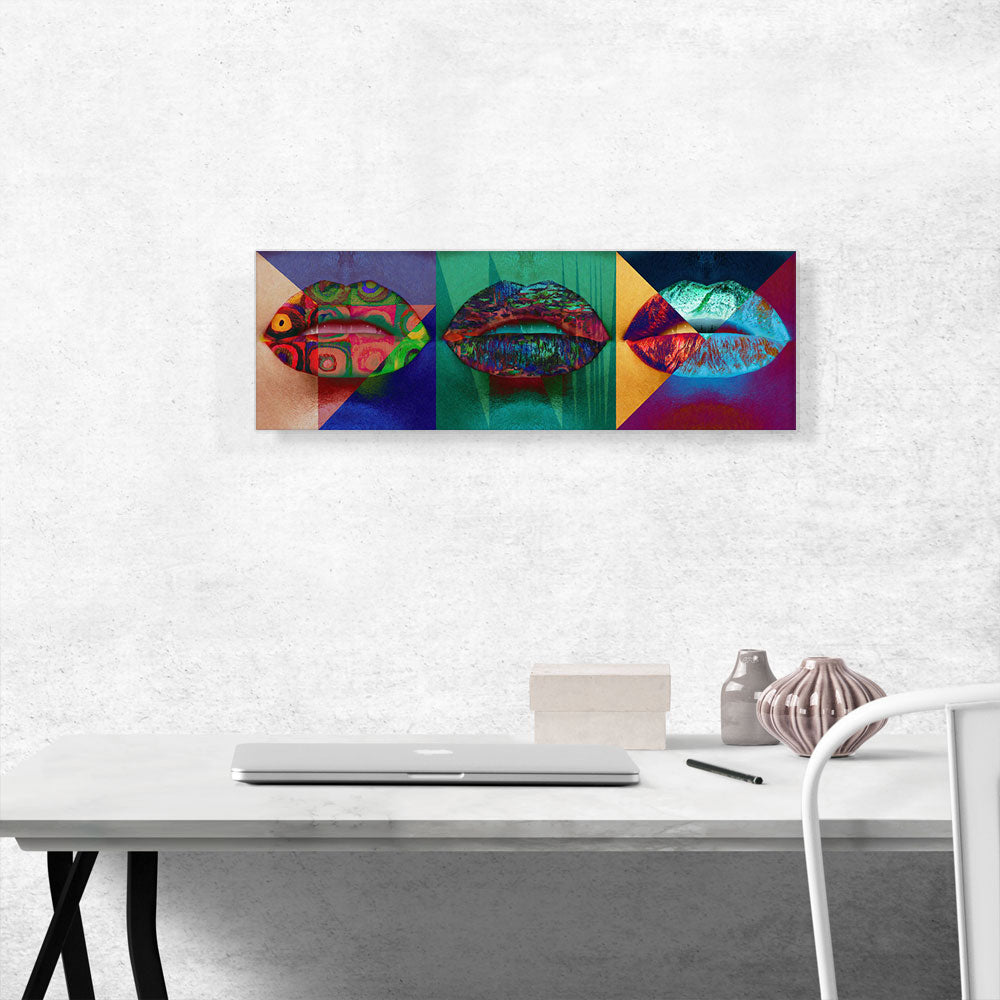 Colorful Modern Fine Art Lips