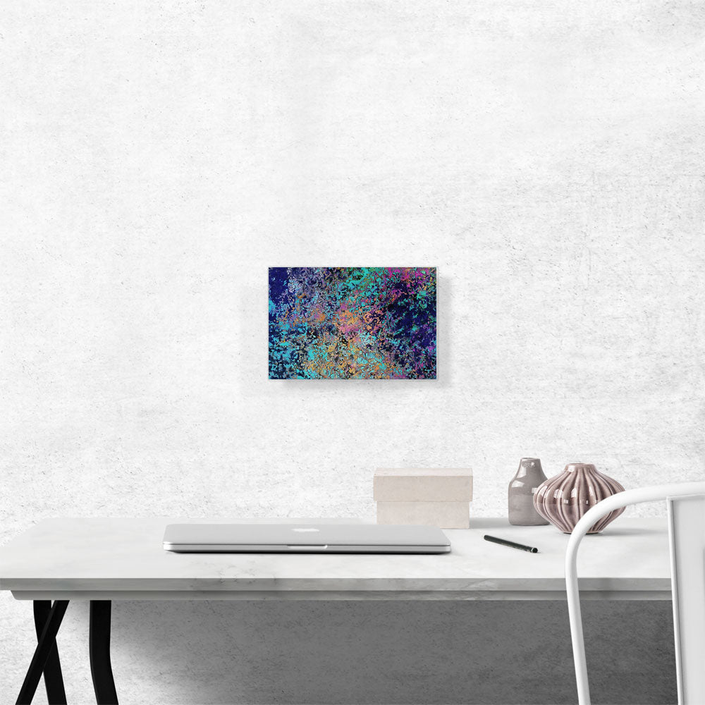 Purple Teal Blue Pink Yellow Modern