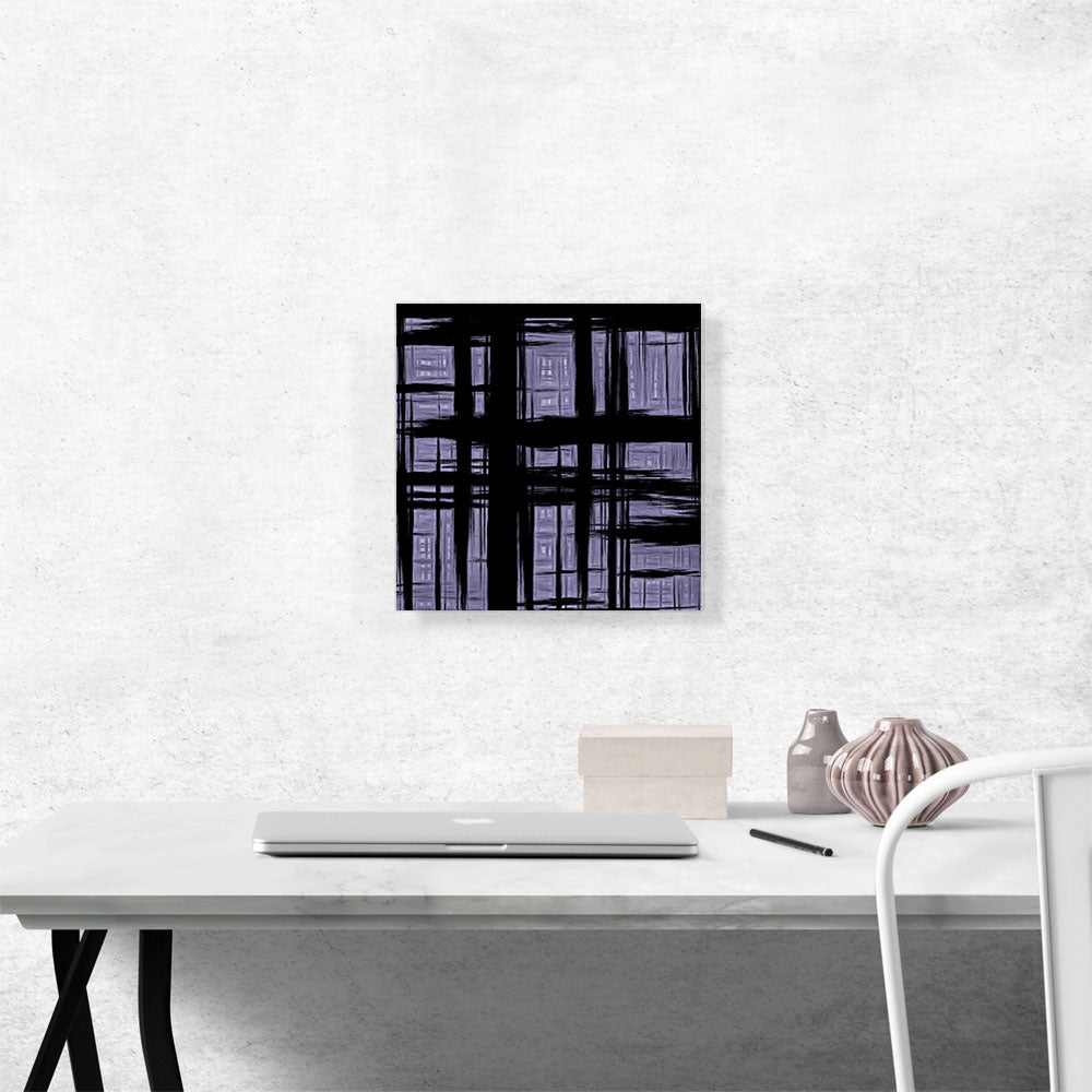 Black and Purple Lines Modern