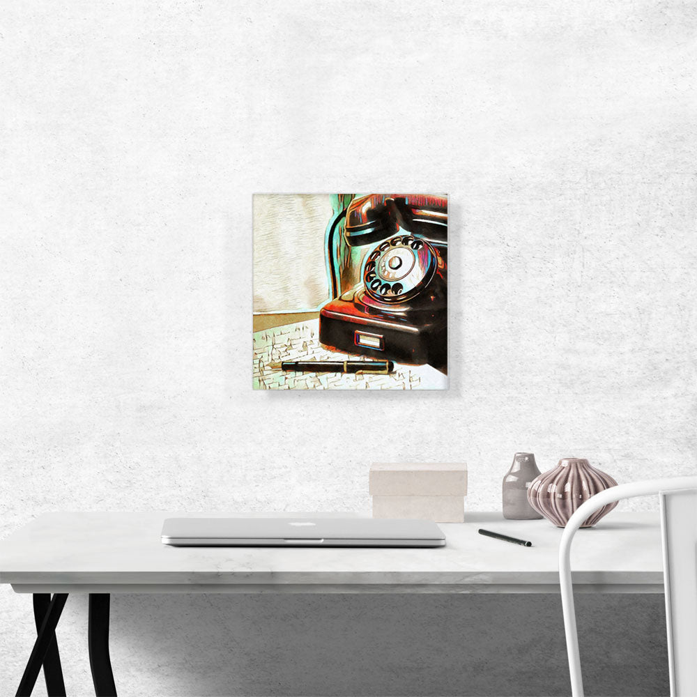 Painted Telephone Home decor