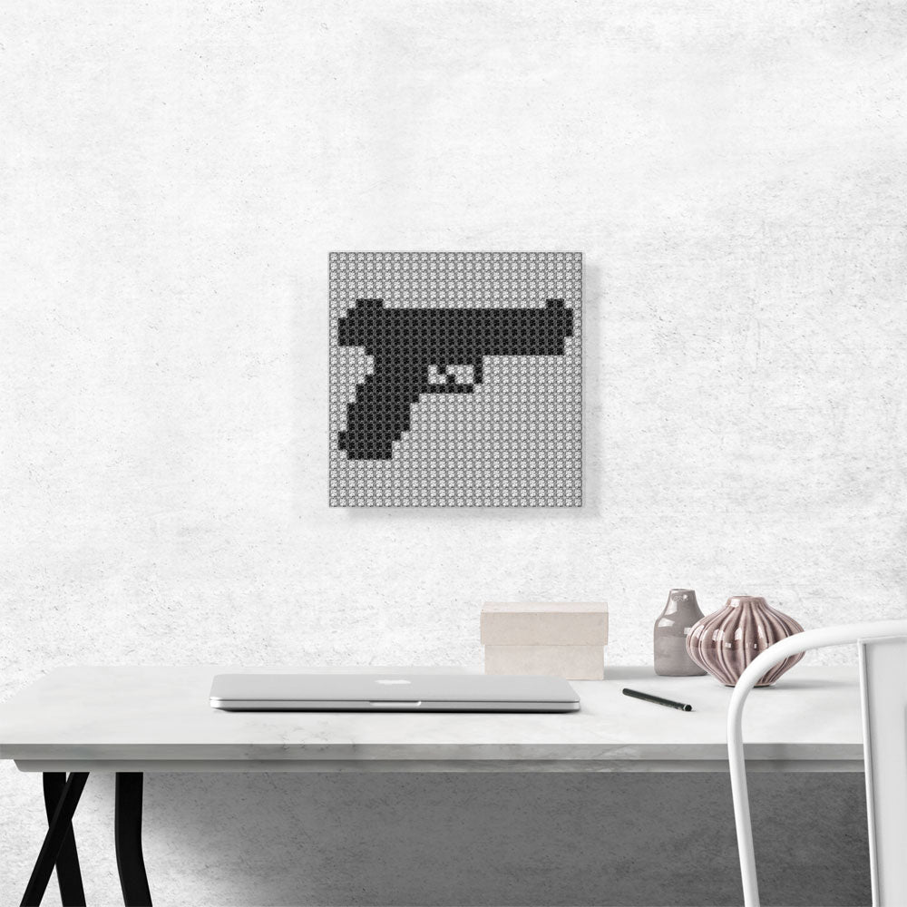 Pistol Handgun Emoticon Gun Jewel Pixel
