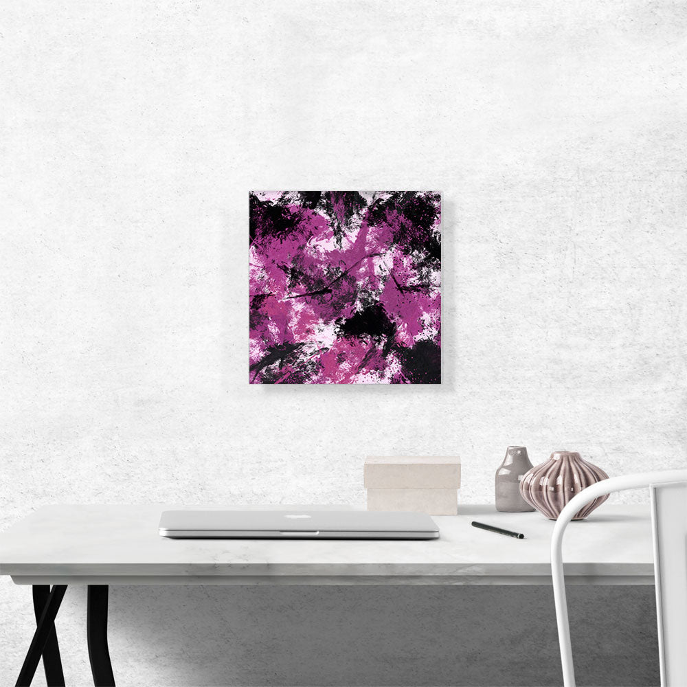Purple Black White Modern