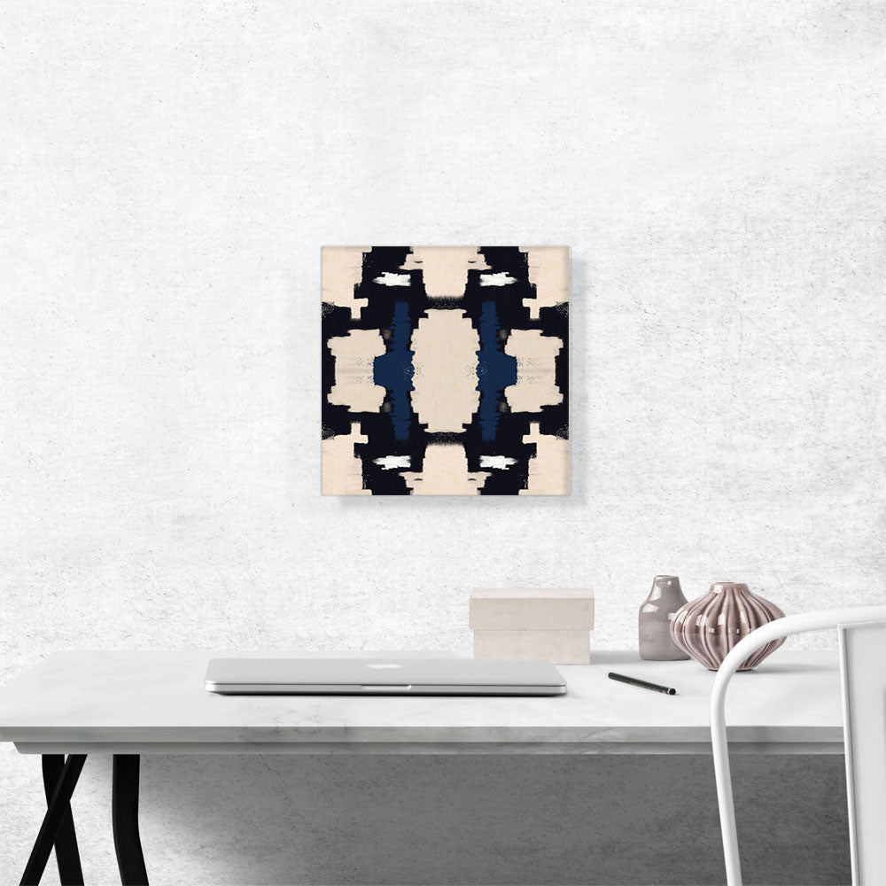 Tan Navy Blue Black Modern