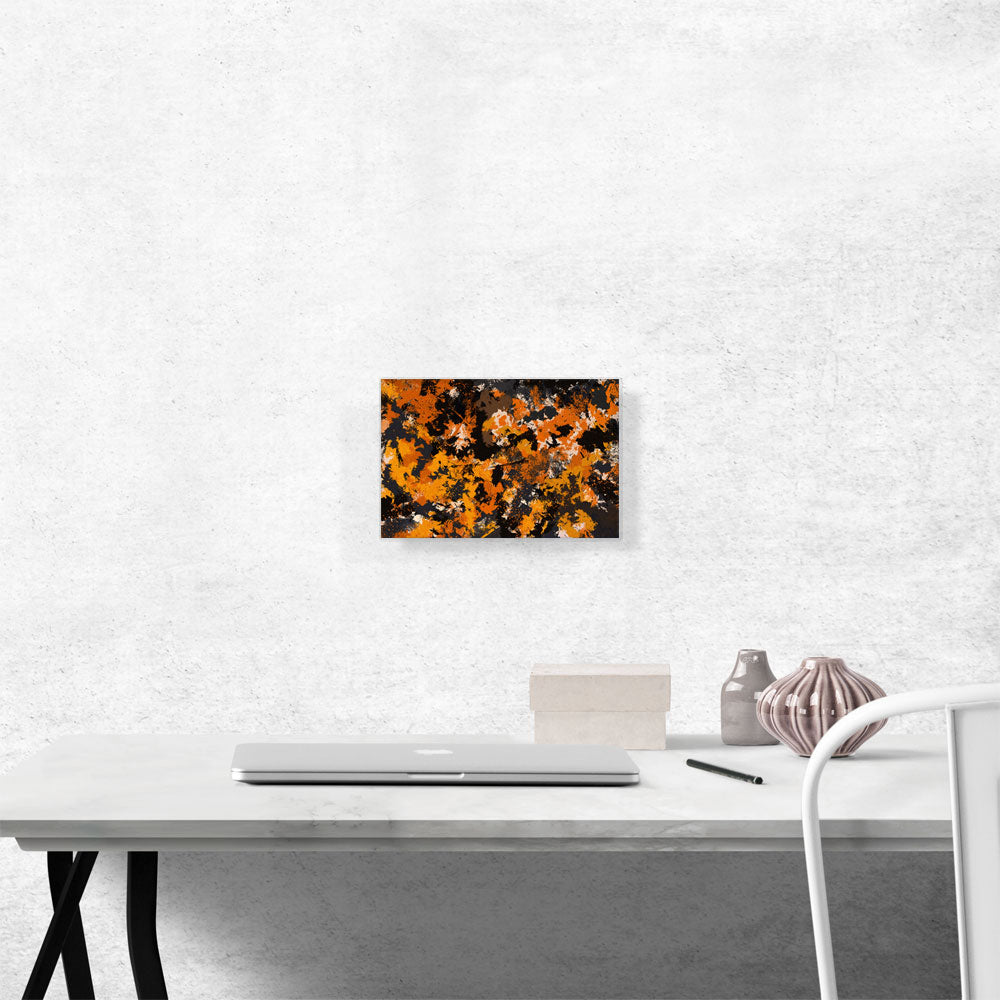 Yellow Orange Black Modern Rectangle