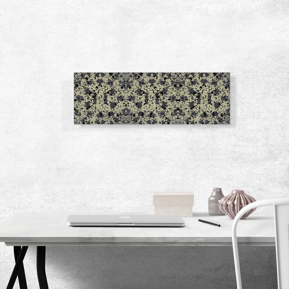 Black Olive Grunge Splatter Modern