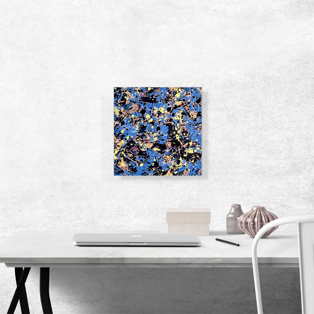 Blue Yellow Black Modern
