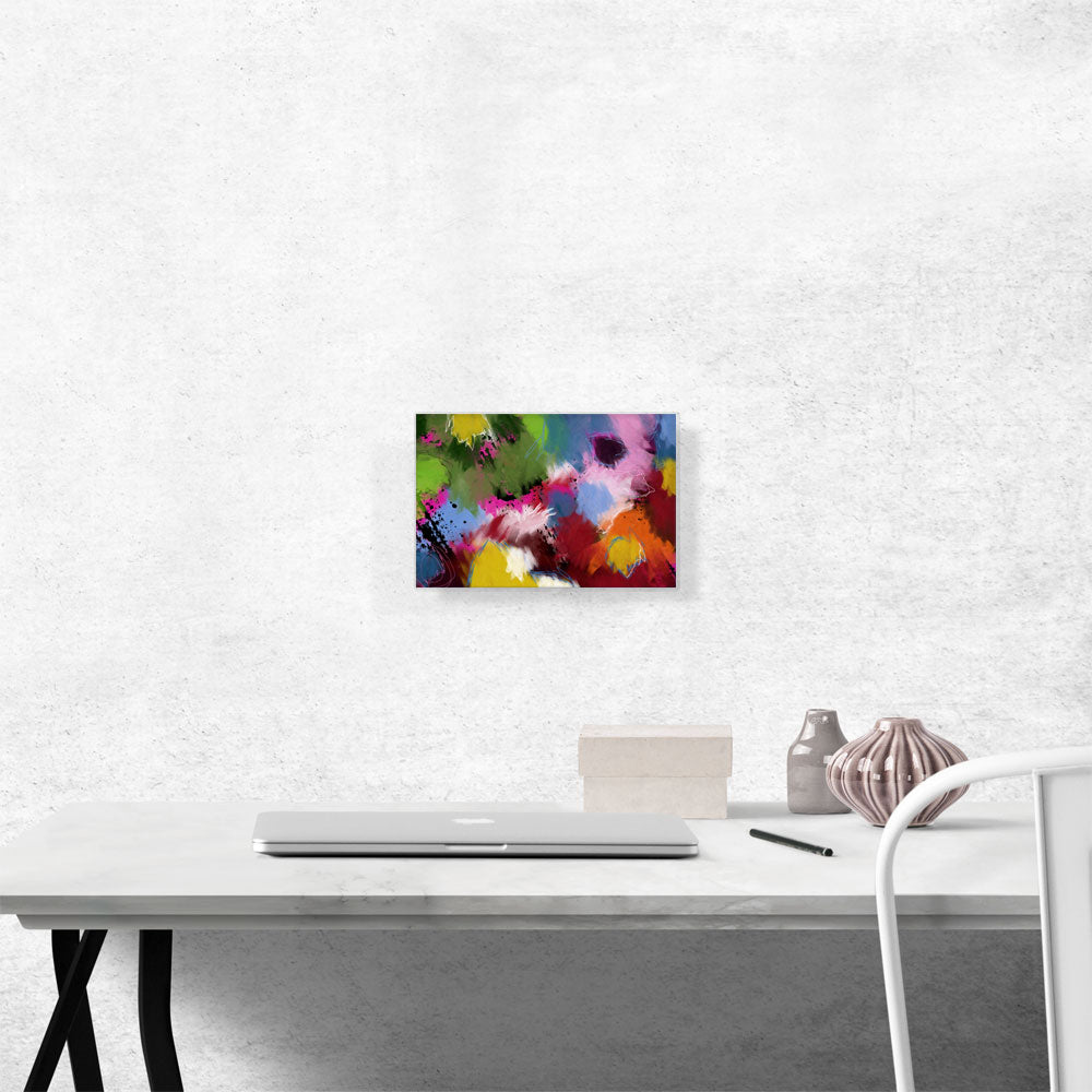 Green Blue Pink Orange Modern Rectangle