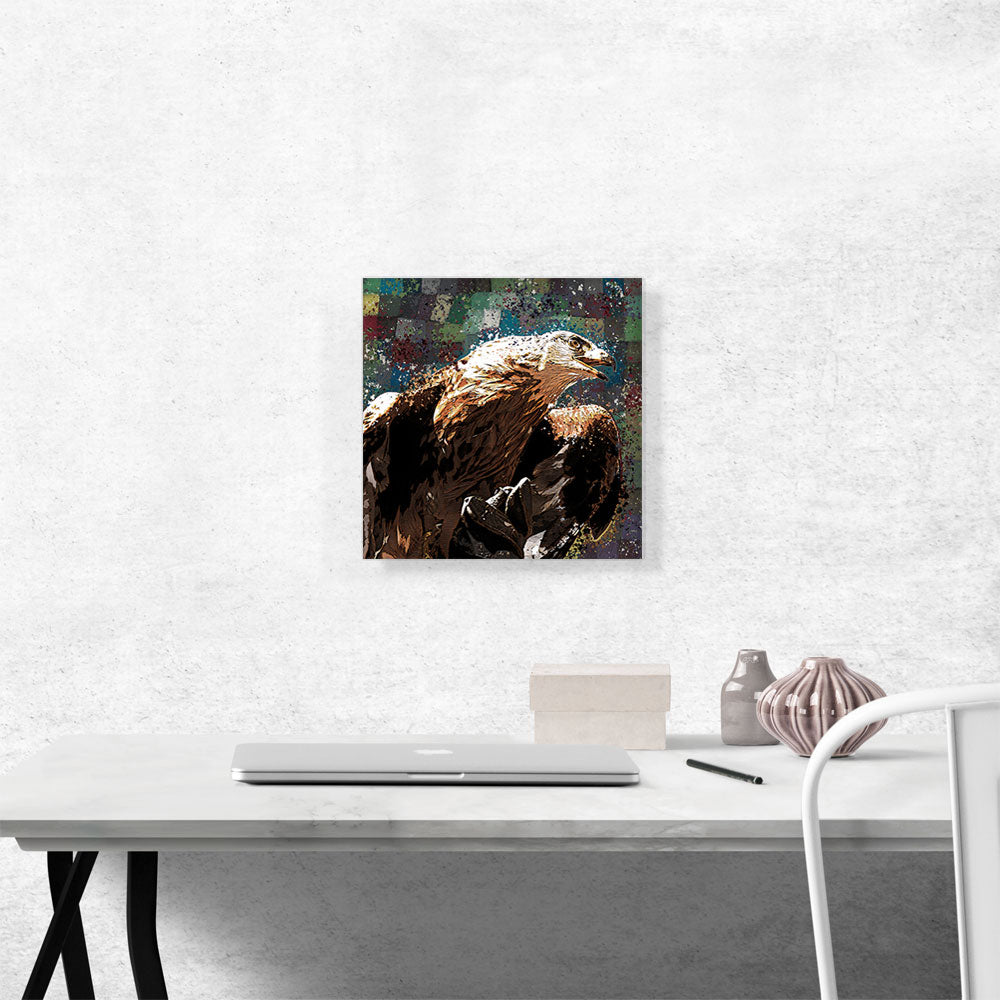 Golden Eagle of Albania Blue Green