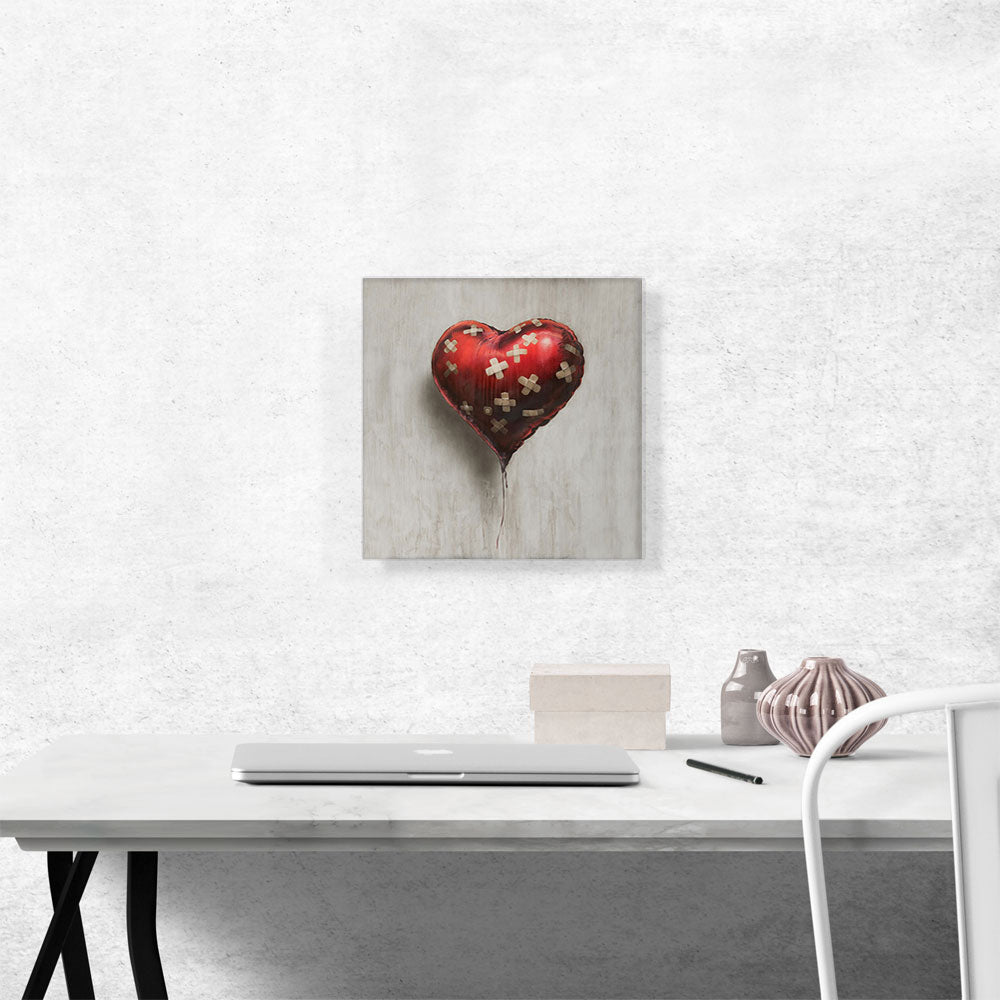 Bandaged Balloon Heart