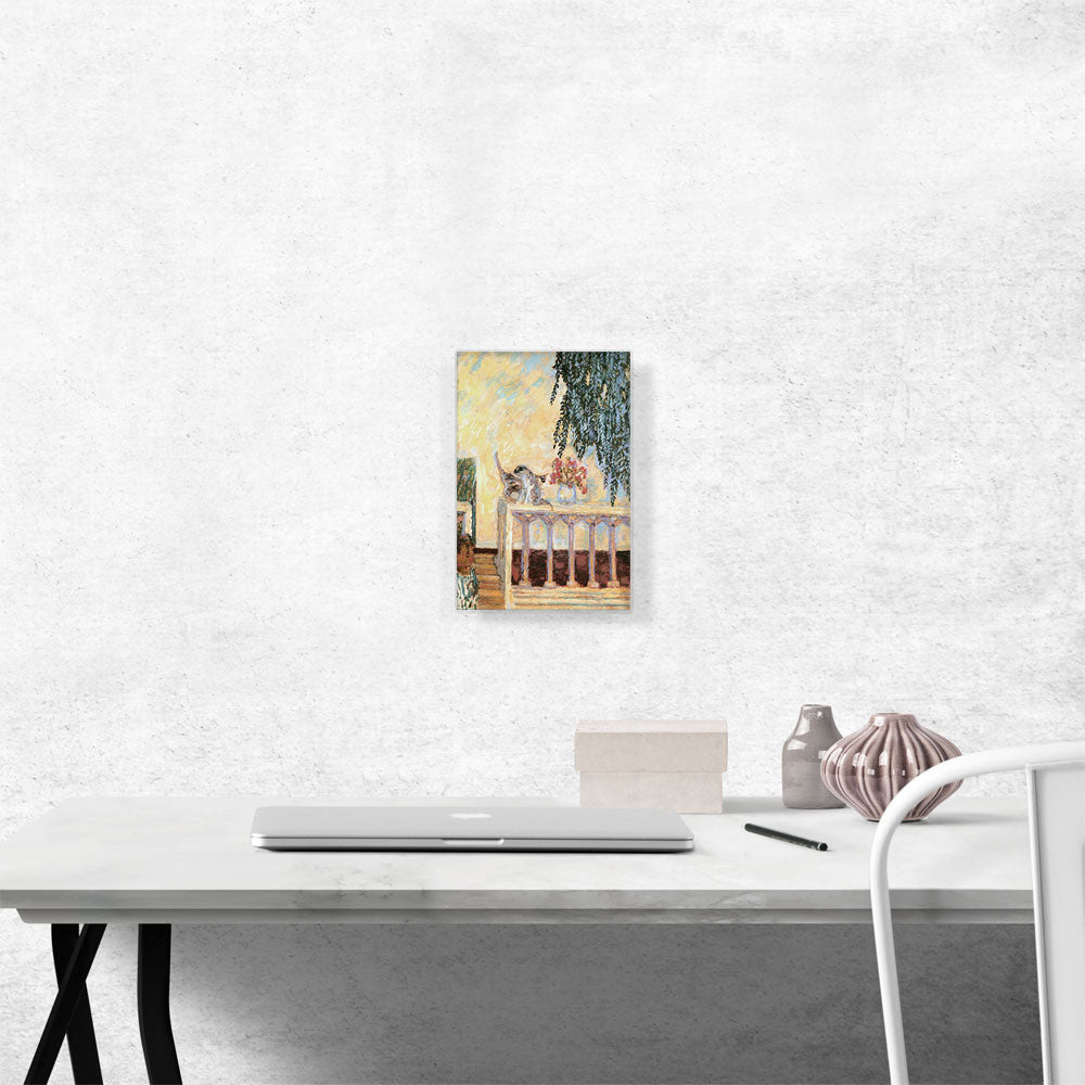 Cats On The Railing 1909