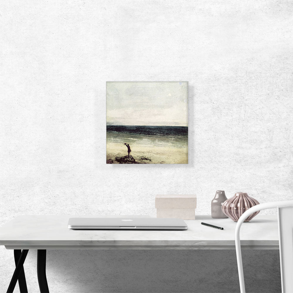 The Artist On The Seashore At Palavas