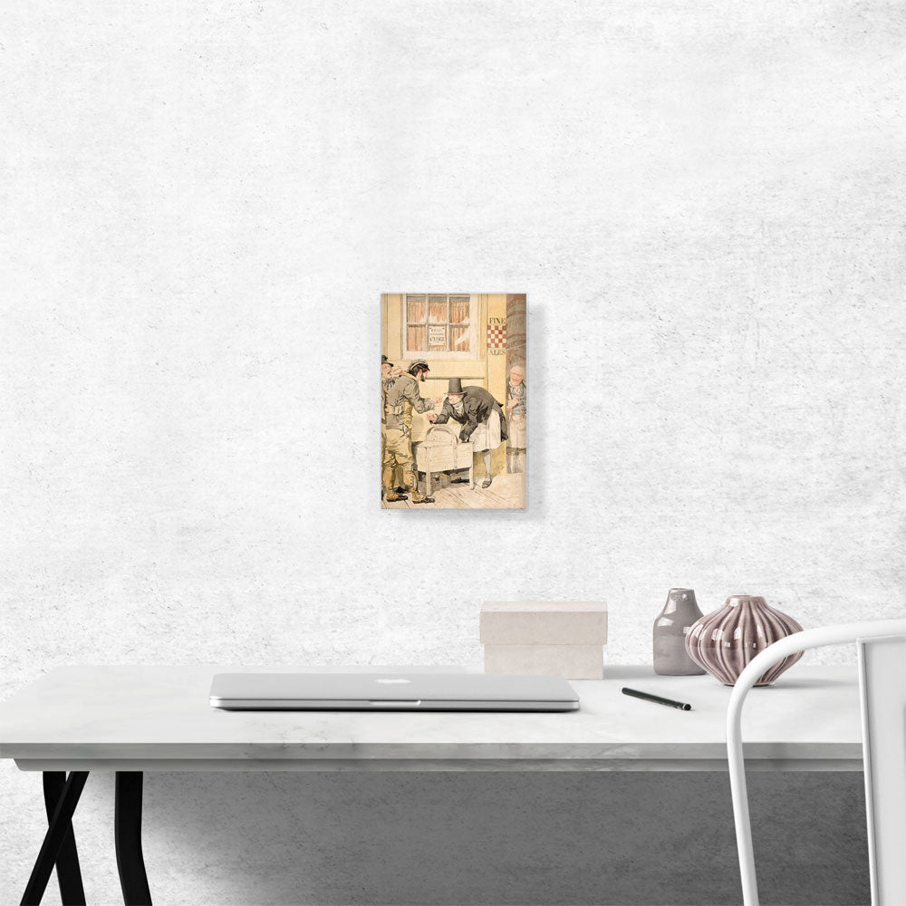 Sketch Illustrate Passions Senility Or Peevishness 1855