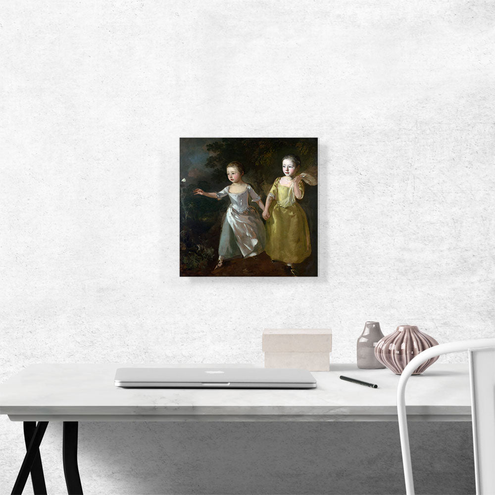 The Painters Daughters Chasing a Butterfly